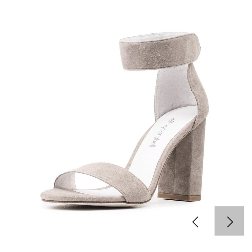 Jeffrey Campbell Lindsay Chunky Heel Strap Sandal